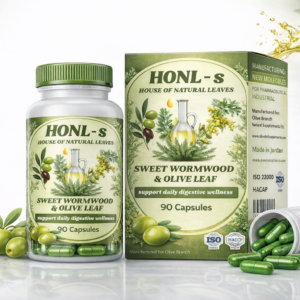 Sweet Wormwood & Olive Leaf Support Daily Digestive Wellness 90 Capsules